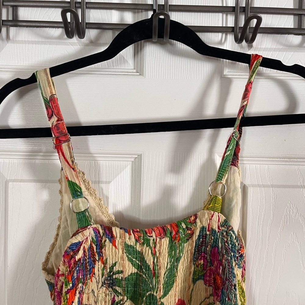 Me 2 Magic Multicolor Floral Sleevless Maxi Dress Large - Picture 5 of 5